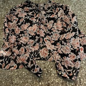 ASTR crop long sleeve blouse